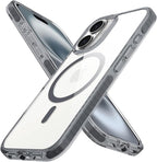 BELTRON Belt Case for iPhone 16, Slim Protective Transparent Case & Rotating Belt Clip Holster Combo (Compatible with MagSafe)