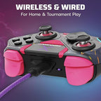 PDP Victrix Pro BFG Wireless Controller for PS4/PS5/PC, Sony 3D Audio, Modular Back Buttons/Clutch Triggers/Joystick, Tekken 8 Rage Art