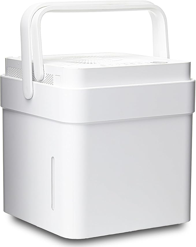Midea Cube 50 Pint Dehumidifier for Basement and Rooms at Home for up to 4,500 Sq. Ft., Built-in Pump, Drain Hose Included, Smart Control, Works with Alexa (White), ENERGY STAR Most Efficient 2023
