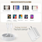 iPhone 16 15 Charger Fast Charging, 2Pack 10FT Extra Long USB-C to C Cable Cord with 20W Apple iPad USB C Fast Charger USB C Wall Charger Block for iPhone 16/16 Plus/16 Pro/16 ProMax/15/15 ProMax/iPad