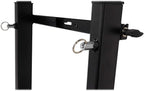 Rockville RXS20 Portable Mixer Stand 300 lbs Capacity, Adjustable Height 24-36in, Adjustable Width 13.8-23.6in, Collapsible, Padded Platform, Perfect for DJs and Musicians