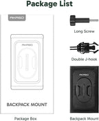 AKASO Quick Release Backpack Shoulder Strap Mount for Gopro 13 12 11 10 9, EK7000/EK7000 Pro/Brave 4/Brave 4 Pro/Brave 7 LE/Brave 7/Brave 8 and Other Action Cameras