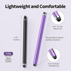 Stylus Pen for Touchscreen,2 in 1 High Precision and Sensitivity Stylus,Stylus Pen for iPad/iPhone/Android/Samsung Smartphone and Tablets,Compatible with All Touch Screens(10 Colors Stylus)