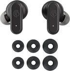 Skullcandy Dime Evo Wireless Earbuds, Bluetooth Headphones, Noise Isolating Fit, Up to 36 Hours Battery, Microphone for iPhone Android, Easy Carry with Clip-Anywhere Case - Realtree Edge Colors White