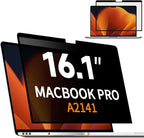 Privacy Screen for MacBook Pro 16 Inch 2019 (A2141), Removable Anti-Spy Filter for Mac Pro 16.1", Eye Protection HD Anti-Scratch