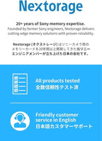 Nextorage 128GB 2pack SDXC UHS-II V90 SD Card Japanese Brand pSLC Max. Write Speed 299MB/s Max. Read Speed 300MB/s 4K Recording F2PRO Series 2P-F2PRO128G SDXC Card for Digital Camera