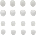 8 Pairs Extra Small Earbuds Tips, Silicone Ear Tips Universal, Silicone Earbud Tips Replacement Transparent