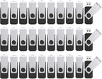 1GB Flash Drives 50 Pack, Wooolken USB 2.0 Thumb Drive with Lanyards Bulk USB Sticks for Weddings,Office, School, Data Storage Backup