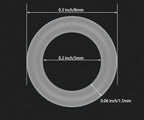 150PCS O Rings Keyboard Dampeners Rubber O-Ring Keyboard Silencer with Keycap Remover Tool for Cherry MX Switch Keyboard and Mechanical Keyboard Keys Dampeners