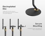 FITUEYES Design Universal Speaker Stand, Adjustable Height Speaker Stands Pair for Satellite & Small Bookshelf Speaker up to 11LBS, Extend 27.5” to 39.3” for Multi-Audio, Master Series