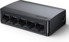 Tenda SG105, 5 Port Gigabit Switch, Unmanaged Home Ethernet Switch, Office Ethernet Splitter, Plug & Play, Plastic Case, Desktop/ Wall-Mount, Fanless Quiet, Limited Lifetime Protection