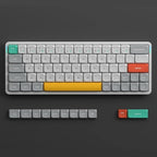 nuphy Air60 V2 Portable Wireless Keyboard 60% Low Profile Mechanical Keyboard Support QMK/VIA Compatible with Windows/mac OS/Linux Supports Bluetooth 5.1/2.4GHz/USB-C White-Gateron Cowberry Switch