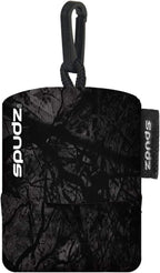 SPUDZ Ultra Microfiber Lens Cleaner – Closable Pouch, Clip-On, Washable – for Optics, Scopes, Glasses | Stealth Shadow, 10 x 10 Inch