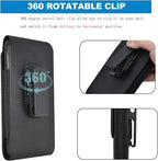 Galaxy S25 Ultra S24 S23 S22 S21 Note 20 Ultra Phone Holster Holder Phone Belt Clip Case PU Leather Pouch for Samsung Galaxy A03S A16 A15 A14 A13 A12 A23 A32 A35 A34 5G, Google Pixel 8 7 6 Pro