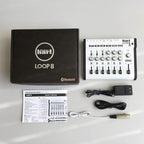 Maker hart Loop Mixer 8 3.5mm/6.3mm JACK/Bluetooth/Phono EQ Pre-amplify/microphone Compatibility/audio mixer