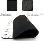 Mouse Pad, Abstract Wildflowers Flower Mouse Pads for Desk, 9.5" x 7.9" Non-Slip Rubber Base Computer Mousepad with Women, Portable Square Design for Wireless Mouse and Pad Laptop Office & Travel