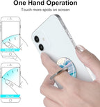 Bonoma Phone Ring Holder, 3 Pack Universal Finger Ring Stand Grip Kickstand Ring for All Smartphones (Love)