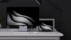 Dual Aluminum Vertical Laptop Stand Organizer, Sturdy Notebook Computer Holder Stand Compatible with New Liquid Retina XDR Apple MacBook Air/Pro, Mac mini and iPad Pro - Black