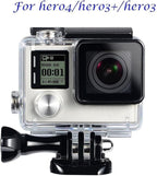 Suptig Replacement Waterproof Case Protective Housing for GoPro Hero 4, Hero 3+, Hero 3 Accessories Action Camera for Underwater Use - Water Resistant up to 147ft (45m)