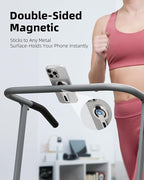 TODI for MagSafe Phone Grip Stand, 3-in-1 Magnetic Finger Ring Holder with Double-Sided Magnet, Fidget Toy Design, Magnetic Phone Stand for iPhone 16/15/14/13/12 Series (White)