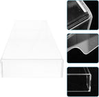 DOITOOL Clear Acrylic Keyboard Cover Protector -Cat, Desktop Keyboard Protector Mechanical Keyboard Cover Computer Keyboard Accessories (18.6 x 5.9X 1.8inch)