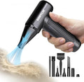 Compressed Air Duster - 150000RPM Brushless Motor, Mini Air Blower for PC Cleaning Kit, Canned Air Duster for Computers, Rechargeable & Portable Compressed Air for Electronics