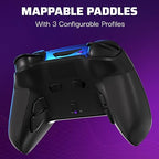 PDP Victrix Pro BFG Wireless Gaming Controller for Playstation 5 / PS5, PS4, PC, Modular Esports Gamepad, Remappable Buttons, Customizable Triggers/Paddles/D-Pad/Fightpad, PC App, Black