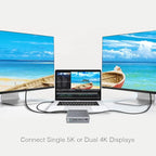 CalDigit TS3 Plus Thunderbolt 3 Dock - 87W Charging, 7X USB 3.1 Ports, USB-C Gen 2, DisplayPort, UHS-II SD Card Slot, Gigabit Ethernet for Mac & PC, Thunderbolt 4 Compatible (0.8m/2.62ft Cable)