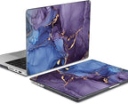 DONGKE for M4 MacBook Pro 16 Inch Case 2024 2023 2021 A3403 A3186 M3 A2991 M2 A2780 M1 A2485 Pro/Max Chip, Plastic Hard Shell Case & Keyboard Cover for Mac Pro 16 with Touch ID, Abstract Marble