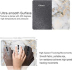 Mouse Pad, Gray Gold Marble Mouse Pad, Premium-Textured Marbling Mouse Mat Square Waterproof Non-Slip Rubber Base Computer Mousepad for Office Laptop Desk