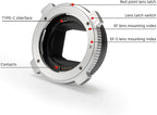 VILTROX EF-L Pro Auto Focus Lens Mount Adapter With Security Lock for Canon EF/EF-S to L Mount Camera - Compatible With Leica SL2, Lumix S1 S1H S5, Sigma fp L - Ideal for Large Lenses