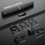 Sound Bar for Smart TV,90W Soundbar with Bluetooth/ARC/Optical/AUX Connect, Auto Volume Boost, 3 Customizable Equalizer Modes, 2 in 1 Detachable Soundbar for TV/PC/Gaming/Projectors