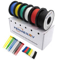 Fermerry 18 AWG Stranded Wire Spool 5ft Each 6 Colors Flexible 18 Gauge Silicone Hook up Wire Kit Electrical Tinned Copper Wire