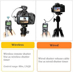 Pixel Wireless Shutter Release Timer Remote Control TW283-90 Compatible with Fujifilm GFX50S X-Pro2 X-H1 X-T2 X-T1 X-T10 X-T20 X-T100 X-E2S X-E2 X-M1 X-A3 X-A2 X-A1 X-A10 X100F X100T X70 X30 XQ2 XQ1