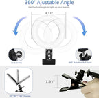 Video Conference Lighting Kit, Ring Light for Monitor Clip On,for Remote Working, Distance Learning,Zoom Call, Self Broadcasting and Live Streaming, Computer Laptop Video Conferencing