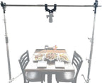 Glide Gear OH 75 Overhead Mount – DSLR, Smartphone – 6ft Adjustable Pole, Top-Down Rig, 15lb Capacity, Aluminum Build