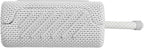 JBL Go 3 - Portable Mini Bluetooth Speaker, big audio and punchy bass, IP67 waterproof and dustproof, 5 hours of playtime, speaker for home, outdoor and travel (White)