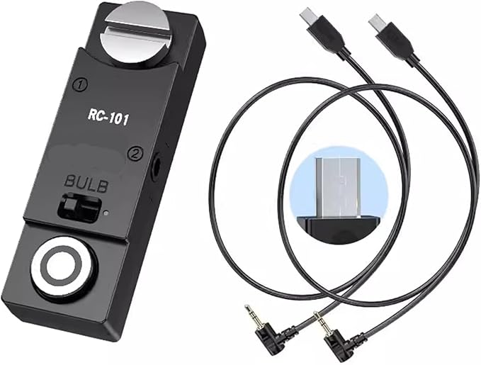 RC-101 S2 Shutter Release Remote Control for Sony a7/a7ii/a7iii/r2/r3/a6500 1/4 Stabilizer Extension Photo Key Accessories. Small Size Remote Control
