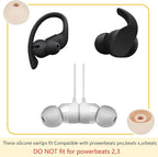 Silicone Replacement Earbud Tips Ear Tips Compatible with Powerbeats Pro Beats Wireless Earphone Headphone Rubber Tips Earbud Covers Eartips 4 Pairs