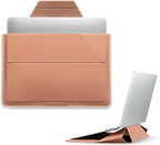 MOFT Laptop Carry Sleeve, 2-in-1 Laptop Bag & Stand for 15"-16" MacBook Air/Pro & Dell/HP/Lenovo/Asus, Stylish Slim Computer Sleeve Bag with Expandable Storage for Computer Accessories, Class Nude
