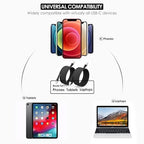 Long USB C to USB C Cable 10FT 2Pack, USB C Charger Cable 100W Fast Charging Cord Braided, Type C Cable for iPhone 16 15/15Plus/15Pro/Max, MacBook Pro/Air, iPad Pro/Air/Mini,Samsung,Pixel,Laptop