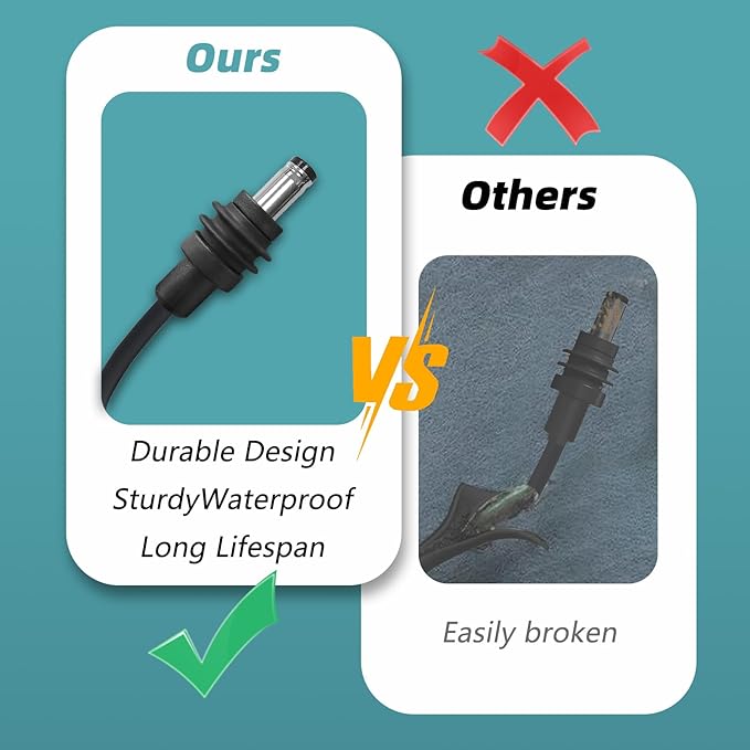 DC5521 Power Extension Cable for Starlink Mini,10FT 25FT 50FT 16AWG DC 5.5mm*2.1mm Cord for Starklink Mini Work with 20V/65W+ PD Source (25FT Female to Male)