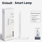 10 in 1 Smart Desk Lamp Led, Desk Light for Colleage Drom Room Office, Eye-Caring Table Lamp with Night Light, Lamp for Desk with 10W Wireless Charger, Dimmable Touch Lamp, Birthday Gifts for Women