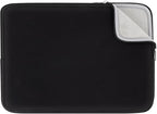 RAINYEAR 13 Inch Laptop Sleeve Compatible with 13.3" MacBook Air/Pro M1 M2 M3 M4 A3240 A3113 A2681 A2337 A1932 A2179 A2338 A1706 A1708 Carrying Bag Protective Cover Soft Case (Black, Upgraded Version)