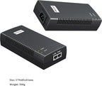 PROCET Gigabit PoE Iniector 90W PoE++ Power Injector with 6KV Surge Protector, IEEE802.3af/at Compliant for PTZ Camera, PoS System, Kiosk, Wireless AP, IP Cameras, PT-PSE106GBR-L