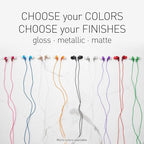 Panasonic ErgoFit Wired Earbuds, 3.5mm Jack In-Ear Headphones with Dynamic Crystal-Clear Sound and Ultra Soft Ergonomic Custom-Fit Earpieces (S/M/L), for Phones and Laptops - RP-HJE120-G (Green)