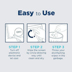 Tech Armor Cleaning Wipes - Screen Wipes for TV Screen, Computer Screen, for Laptop, Phone, Ipad - Computer Electronic kit - 100 Wipes