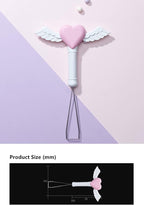 FKZ Keycap Puller, Fairy Wand - Custom Mechanical Keyboard Keycap Removal Tool for Cherry MX, Gateron, Outemu, Kailh Switches - QWERTY USB-C Keyboard DIY Accessory