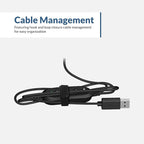 Cyber Acoustics USB Stereo Headset (AC-5008-80) – Durable, Crisp, and Clear Communication in Classrooms and at Home - 80 Pack