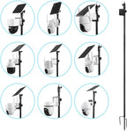 Ground Stake Mount for eufy Solocam S340/E30/S330,Reolink Argus PT 3MP/4MP/5MP,AOSU SE/Lite/Max,ANSQUE(GU01/SA01),SEHMUA,TP-Link Tapo Outdoor Pan/Tilt Wi-Fi,Cinnado B6 Security Cameras (Black)